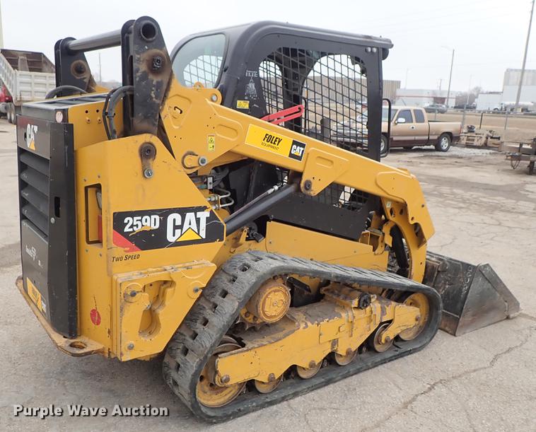 image for item DF8680 2015 Caterpillar 259D skid steer