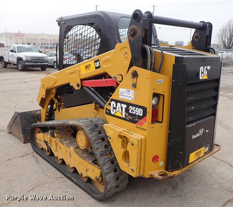 image for item DF8680 2015 Caterpillar 259D skid steer