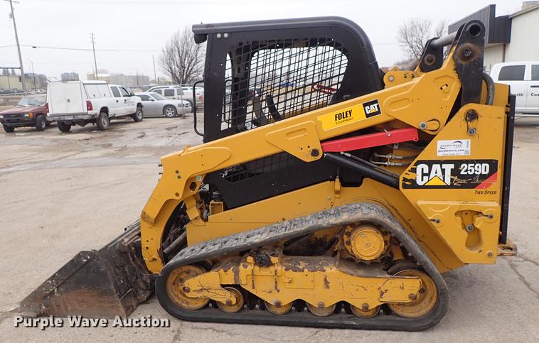 image for item DF8680 2015 Caterpillar 259D skid steer