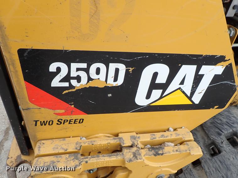 image for item DF8680 2015 Caterpillar 259D skid steer