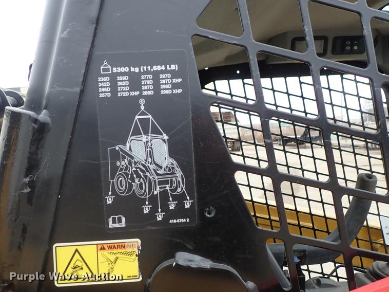 image for item DF8680 2015 Caterpillar 259D skid steer