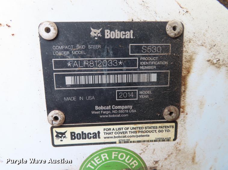 image for item DN9136 2014 Bobcat S530 skid steer