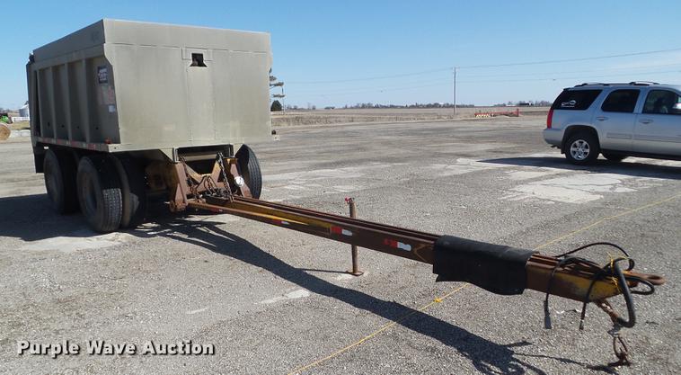 image for item DZ9292 1980 Brady end dump pup trailer