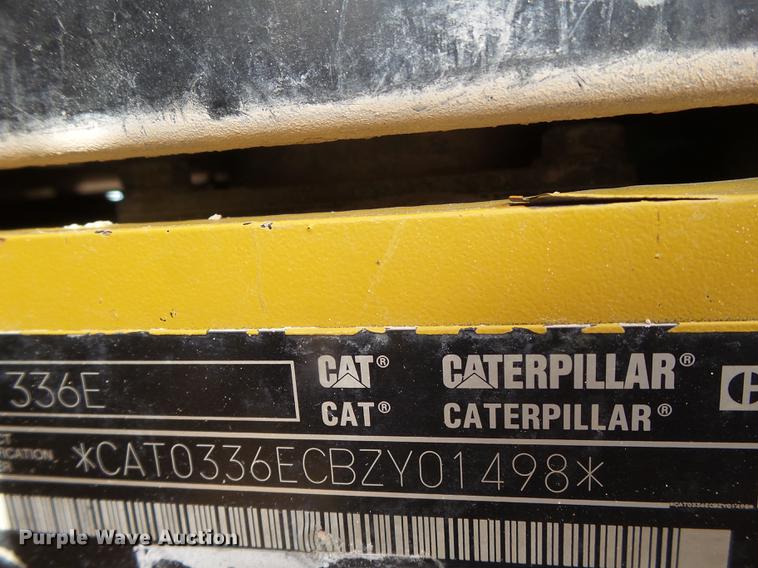 image for item EN9653 2012 Caterpillar 336E L excavator
