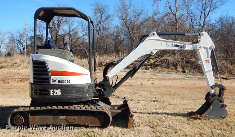 image for item ER9417 2014 Bobcat E26 mini excavator