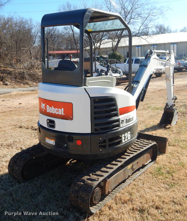 image for item ER9417 2014 Bobcat E26 mini excavator