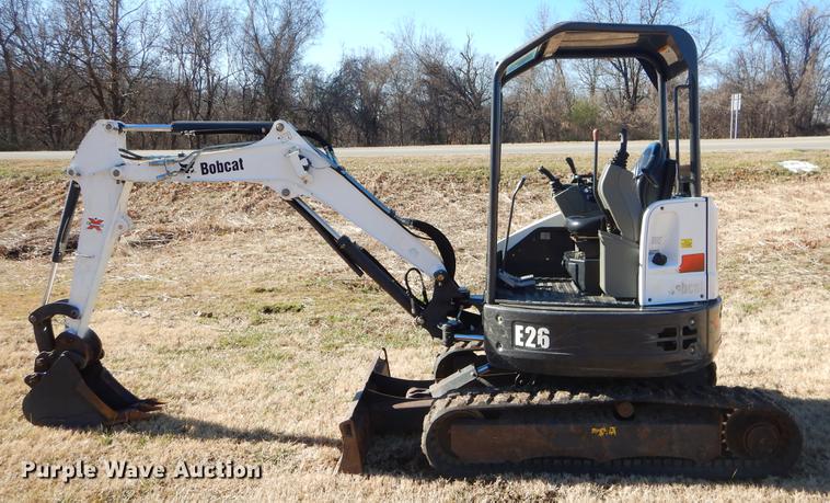 image for item ER9417 2014 Bobcat E26 mini excavator