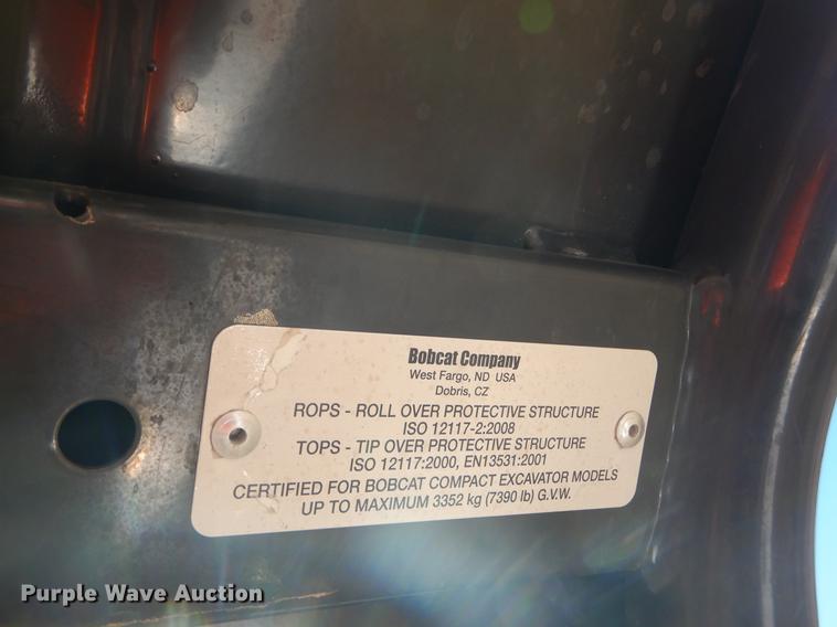 image for item ER9417 2014 Bobcat E26 mini excavator