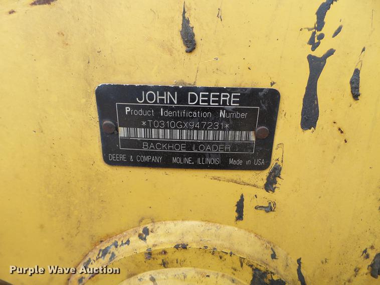 image for item EW9881 2005 John Deere 310G backhoe