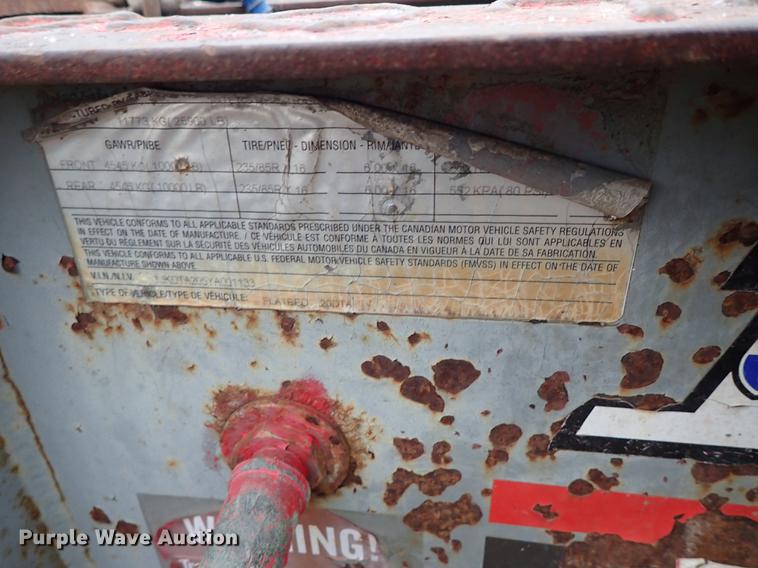 image for item FH9577 2000 Interstate 200TA equipment trailer