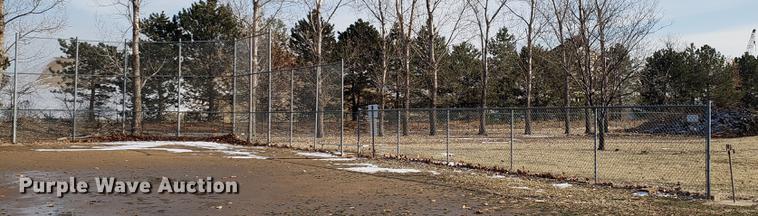 image for item AV9314 Ball field chain link fence and backstop