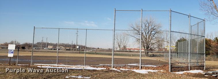 image for item AV9314 Ball field chain link fence and backstop