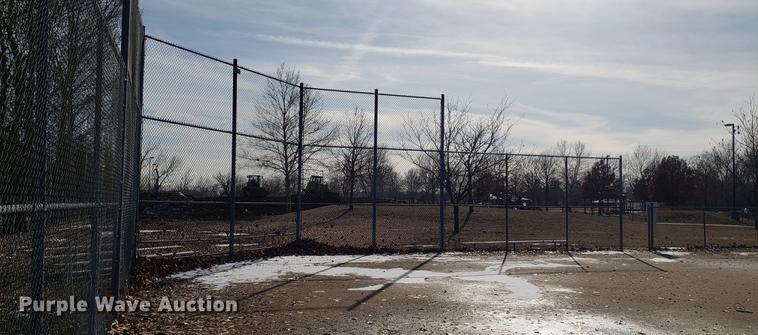 image for item AV9314 Ball field chain link fence and backstop