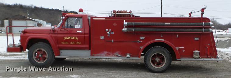 image for item DC1235 1974 Ford F700 fire truck