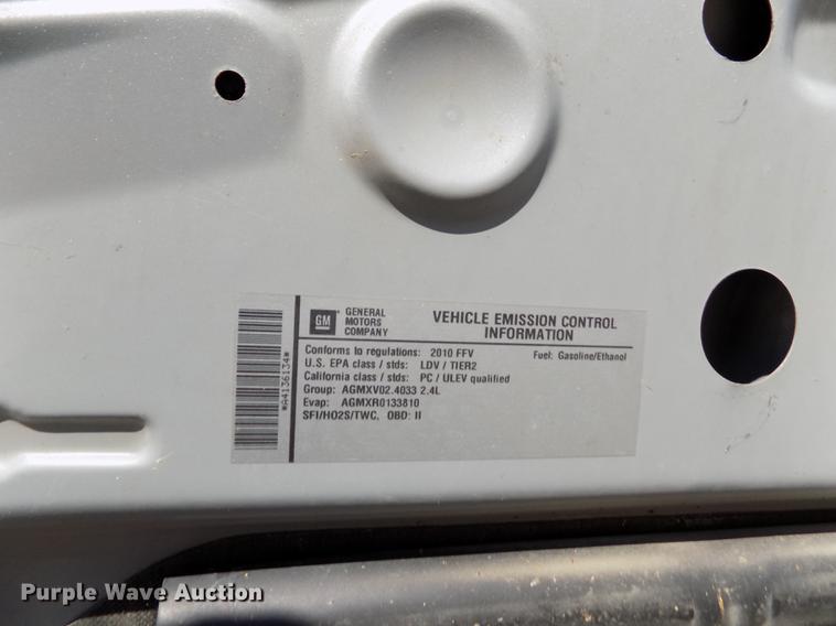 image for item DE0455 2010 Pontiac G6