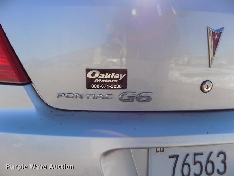 image for item DE0455 2010 Pontiac G6