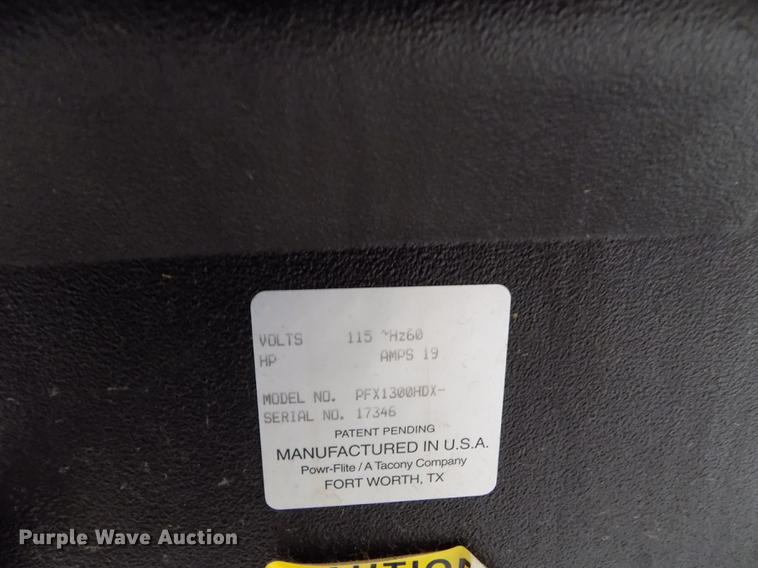 image for item DE0457 Powr-Flite PEB-H-NS+ shampooer