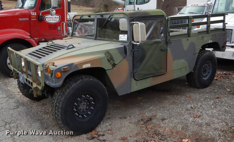 image for item DE5979 1981 Am General flatbed truck