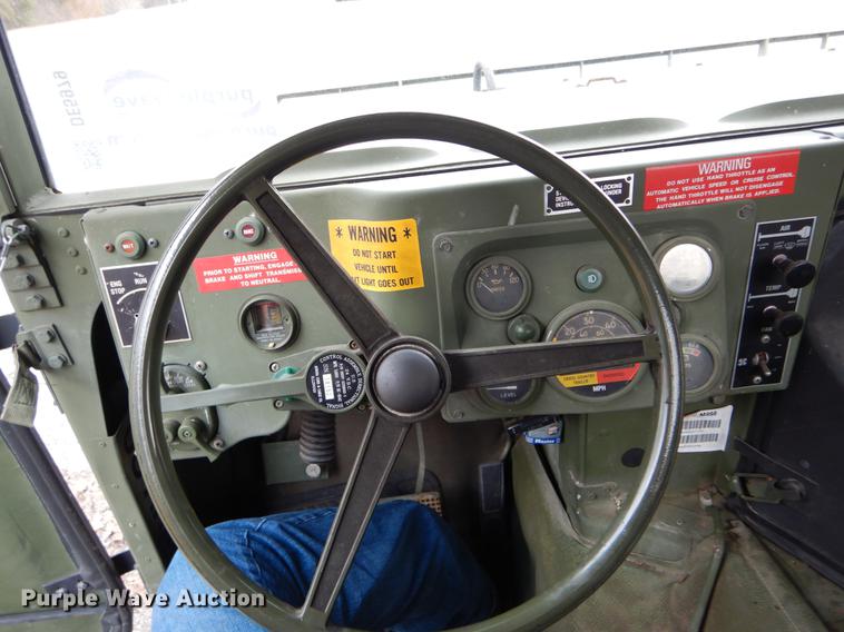 image for item DE5979 1981 Am General flatbed truck