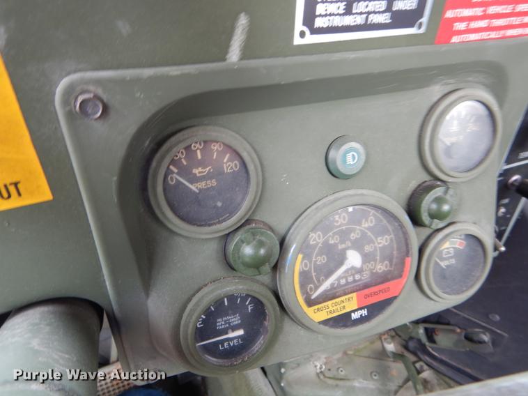 image for item DE5979 1981 Am General flatbed truck