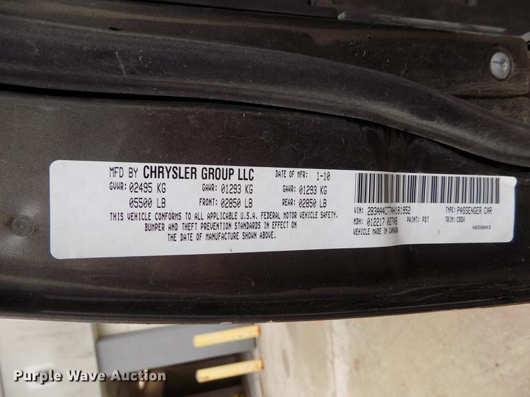 image for item DY9210 2010 Dodge Charger