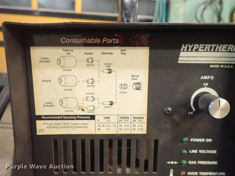 image for item EM9468 Hypertherm Max 43 plasma cutter