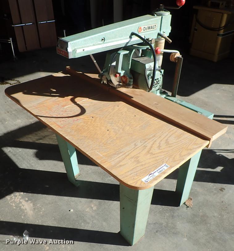 image for item EM9472 DeWalt radial arm saw
