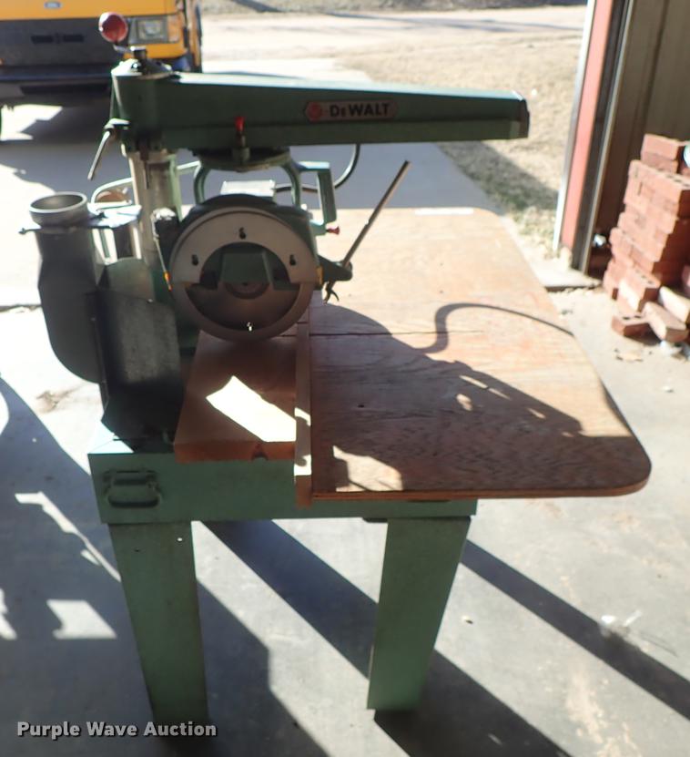 image for item EM9472 DeWalt radial arm saw