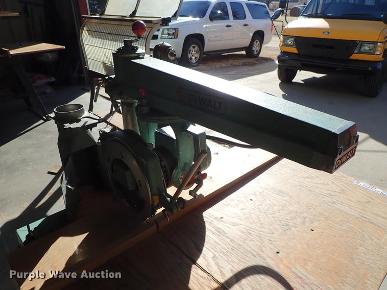 image for item EM9472 DeWalt radial arm saw