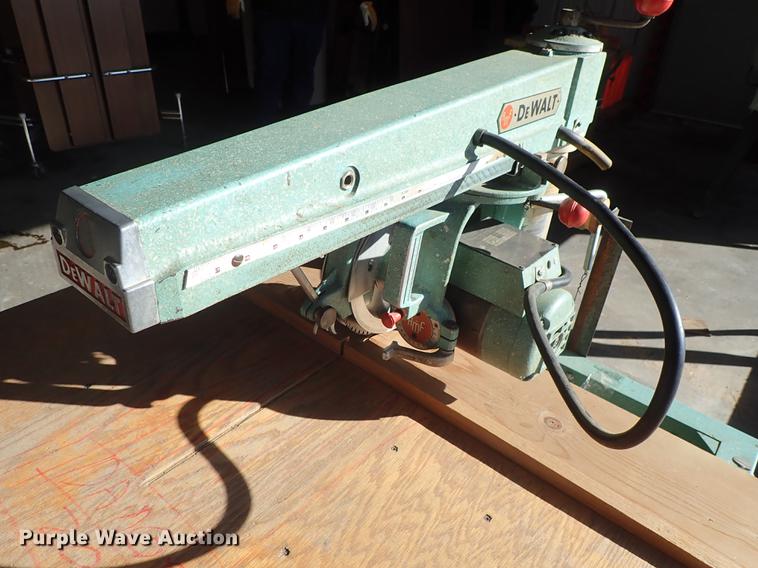 image for item EM9472 DeWalt radial arm saw