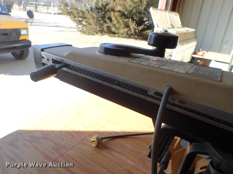 image for item EM9474 DeWalt 7770 radial arm saw