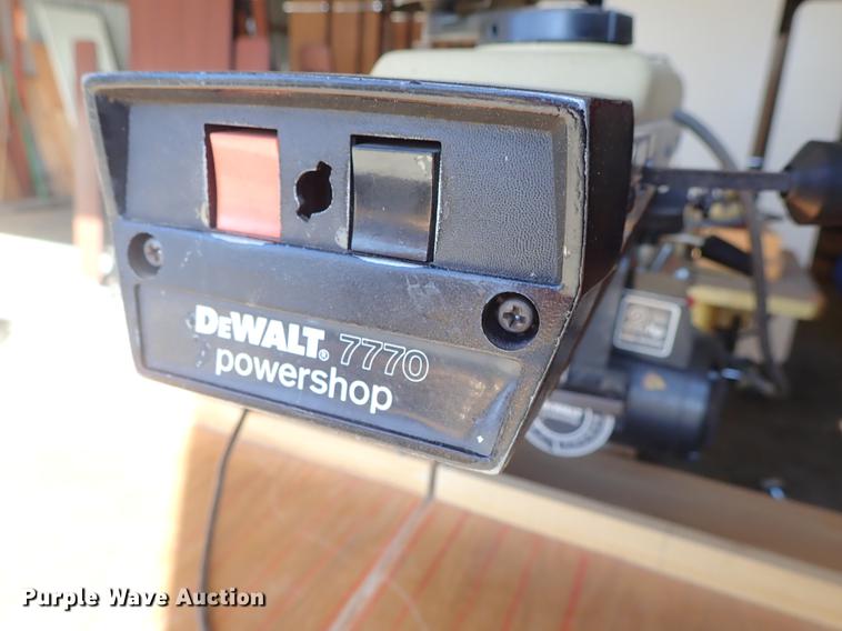 image for item EM9474 DeWalt 7770 radial arm saw