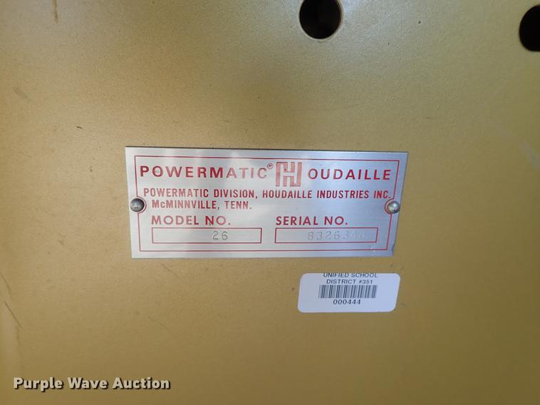 image for item EM9475 Powermatic 26 shaper