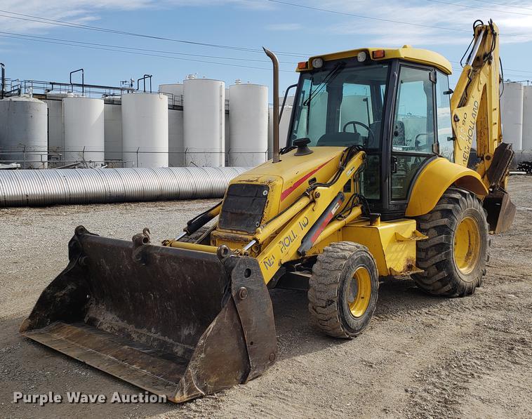 image for item EN9751 2001 New Holland LB90 backhoe