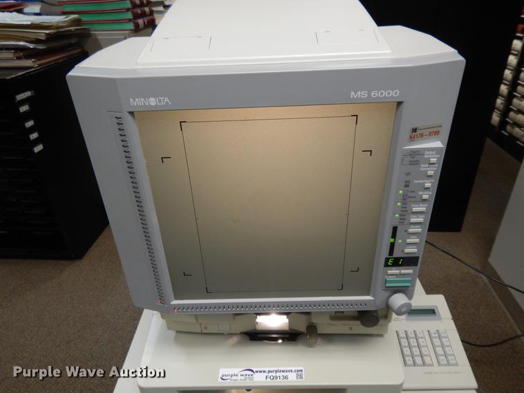 image for item FQ9136 Minolta MS6000 microfilm machine