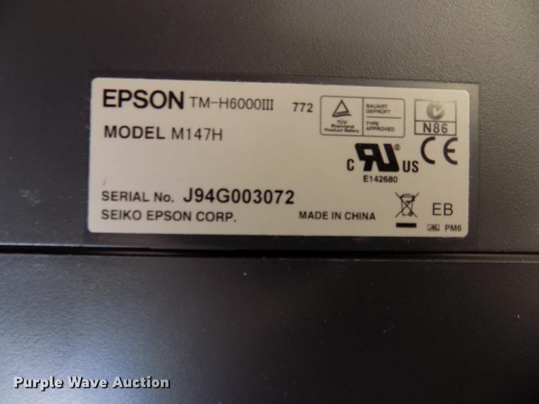 image for item FQ9140 (24) Epson M147H validators with Citizen iOP3550 printers