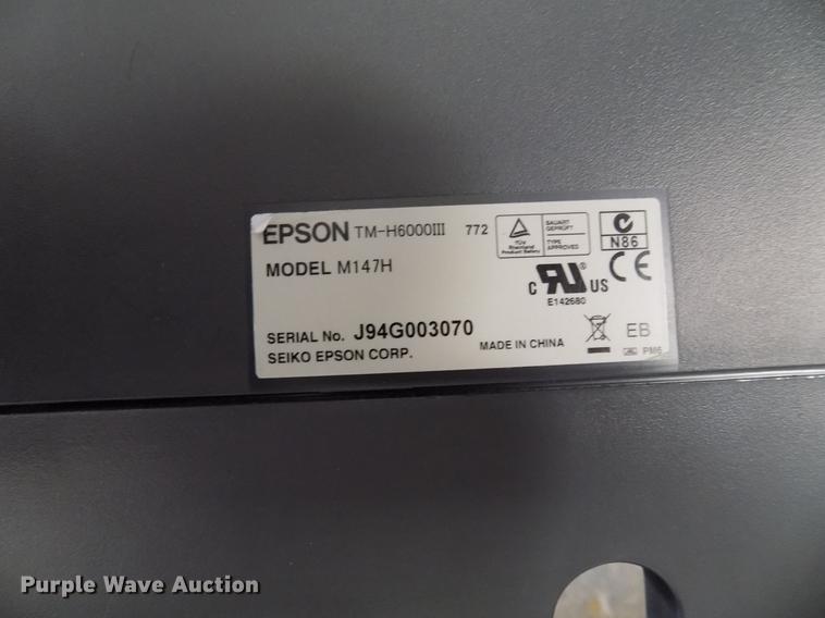 image for item FQ9140 (24) Epson M147H validators with Citizen iOP3550 printers
