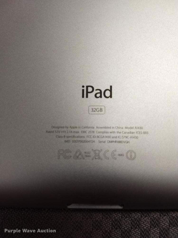 image for item FQ9155 Apple A1430 iPad