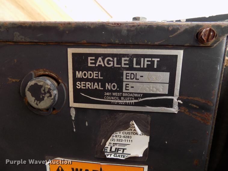 image for item FQ9167 Eagle Lift EDL-60 end gate lift