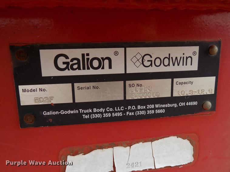 image for item FQ9171 Galion Godwin 502F dump bed