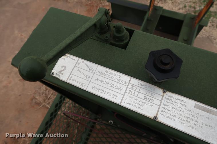 image for item FQ9185 Tulsa 11005/45BDX1L1D winch