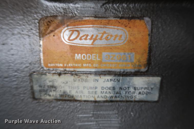 image for item FQ9196 Dayton 3Z968A air compressor