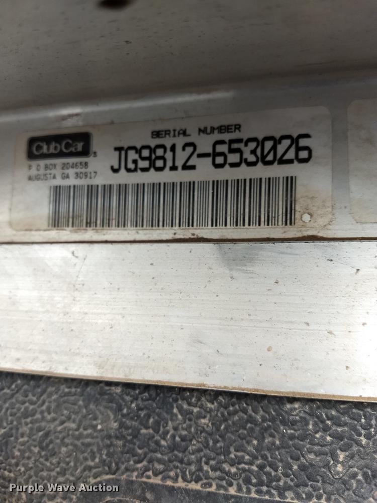 image for item FQ9206 1998 Club Car Carry All VI utility vehicle