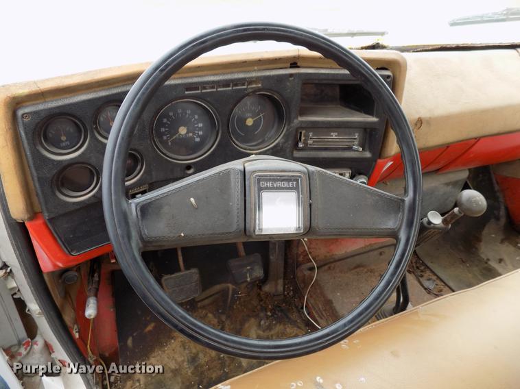 image for item FQ9210 1974 Chevrolet C60 truck cab and chassis