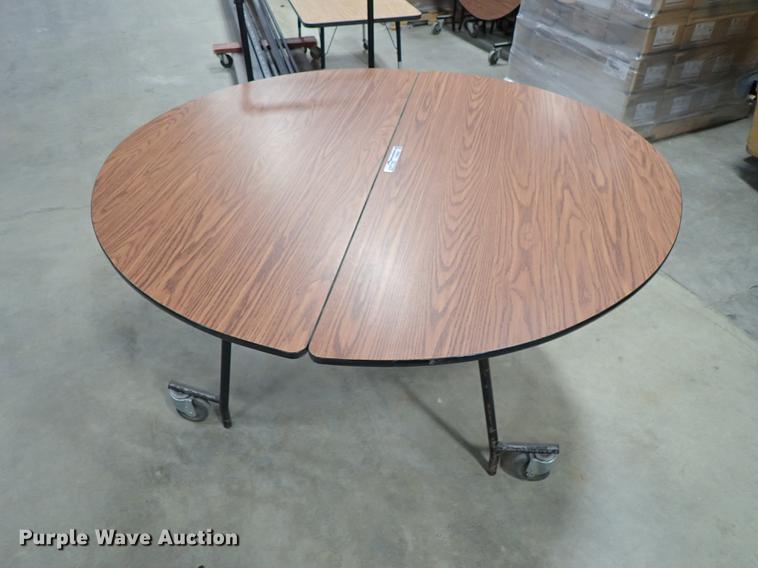 image for item G1558 (9) folding round tables