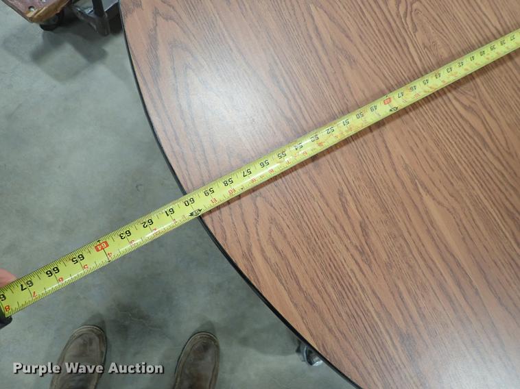 image for item G1558 (9) folding round tables