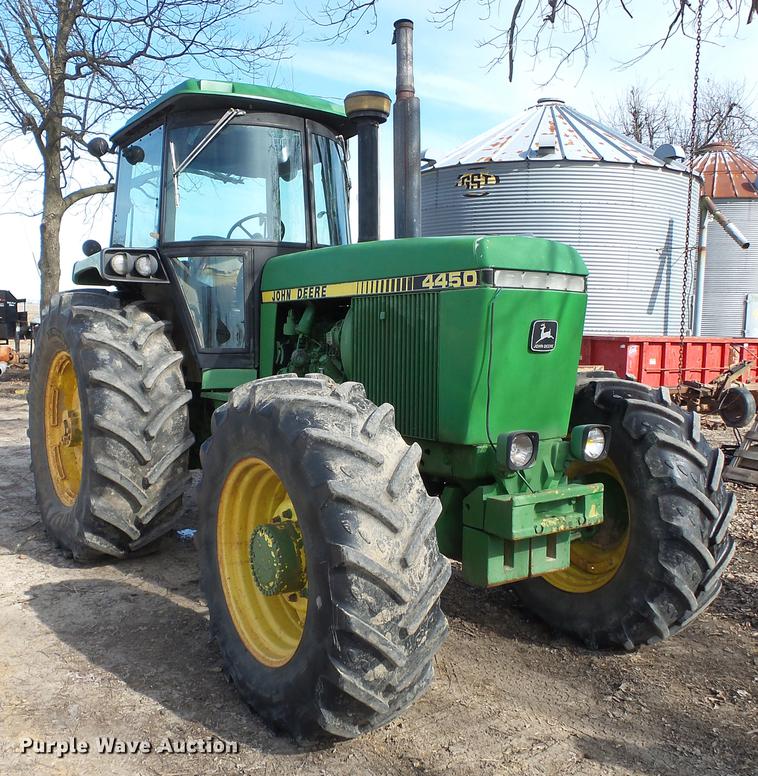 image for item DD2357 1986 John Deere 4450 MFWD tractor