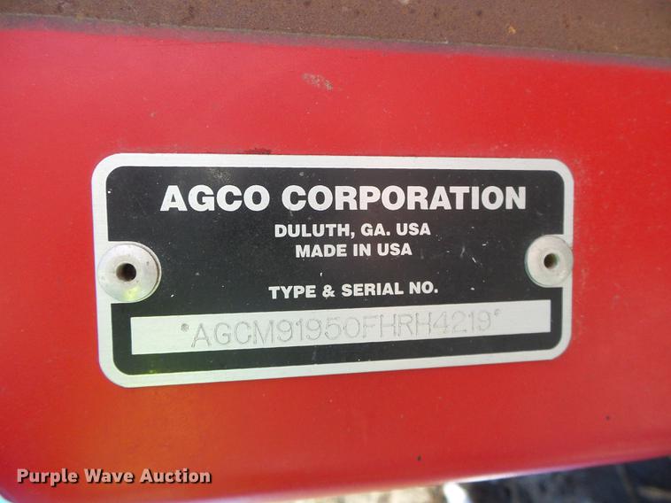 image for item DF2939 2015 AGCO Razor Bar windrower disc head