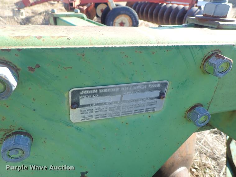 image for item EM9490 John Deere PK-03 disk