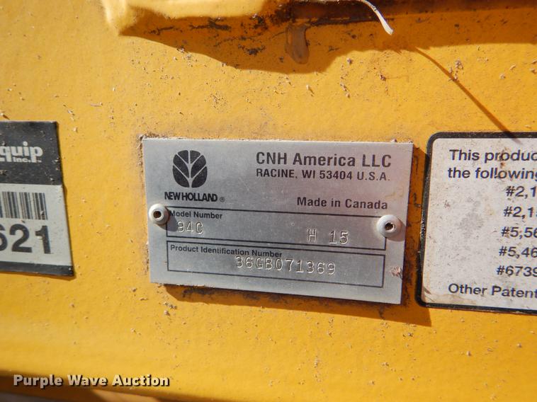 image for item FH9010 2007 New Holland 94C rigid draper head
